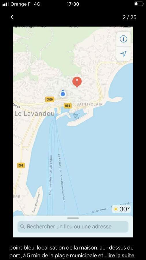 Chalet Les Mimosas Le Lavandou Ngoại thất bức ảnh